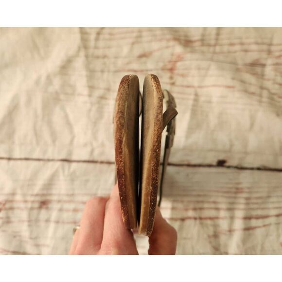 Tory Burch Moore Leather Thong Sandals Size 10 - Picture 6 of 7